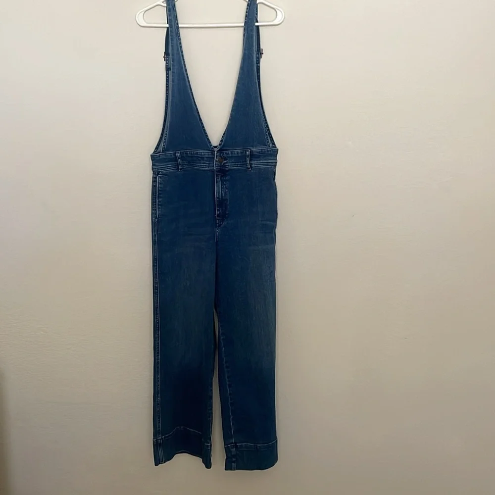 Free People Wide leg overall/jumpsuit. - Picture 4 of 4
